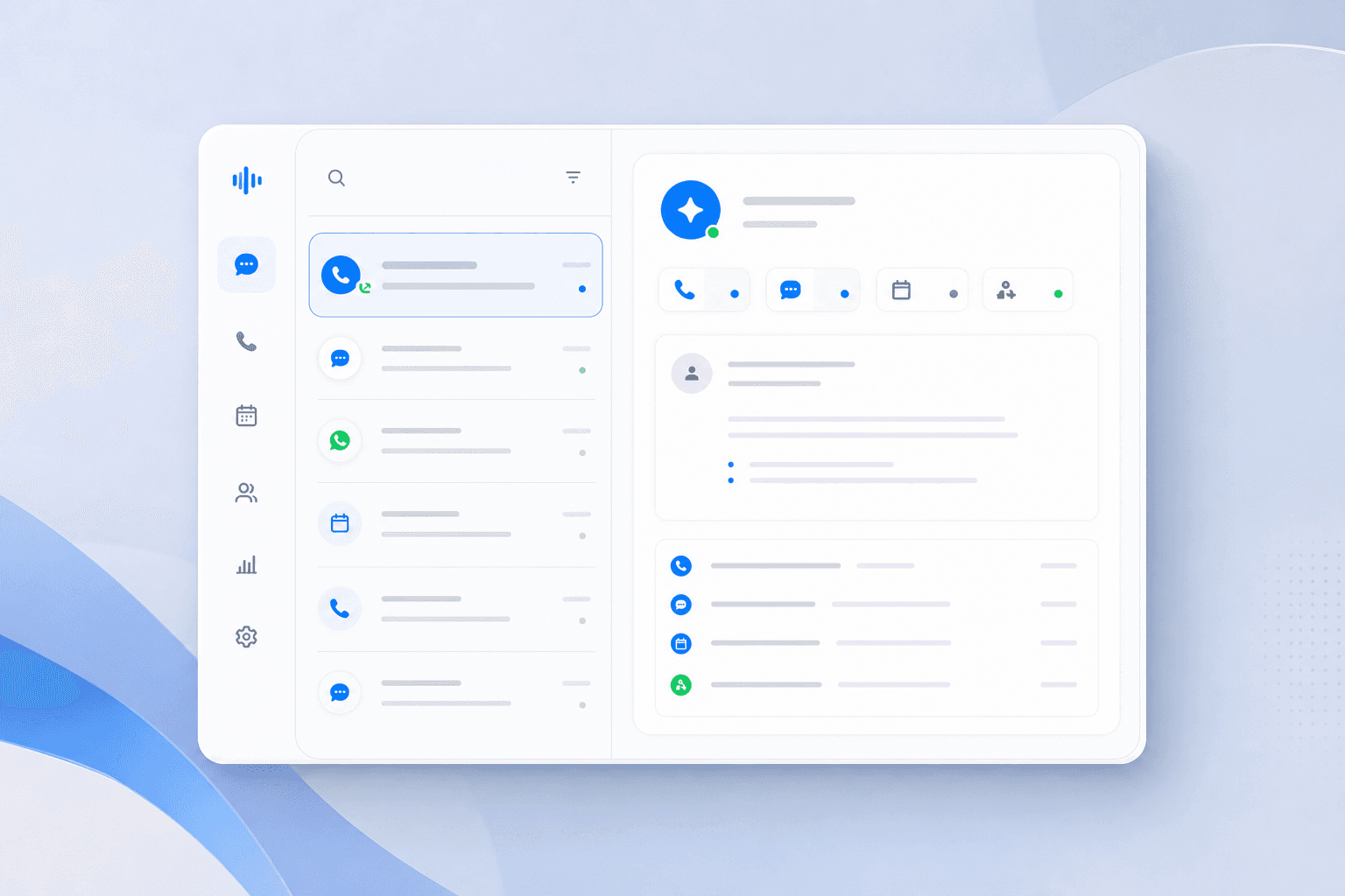 Voicelabs dashboard voor klantcontact