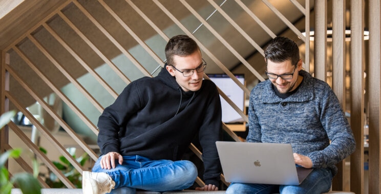 Een dashboard van de Voicelabs applicatie