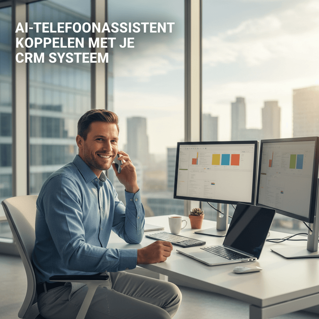 Illustratie bij artikel: AI-CRM koppeling: Waarom 60% faalt en hoe jij het wél goed doet