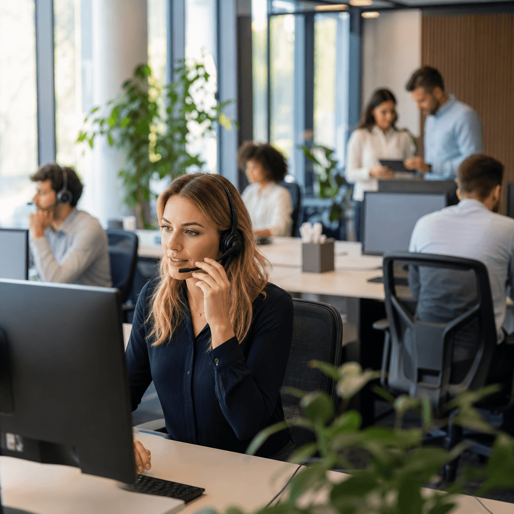 Illustratie bij artikel: Conversational AI in contactcenters: 5 use cases met momentum