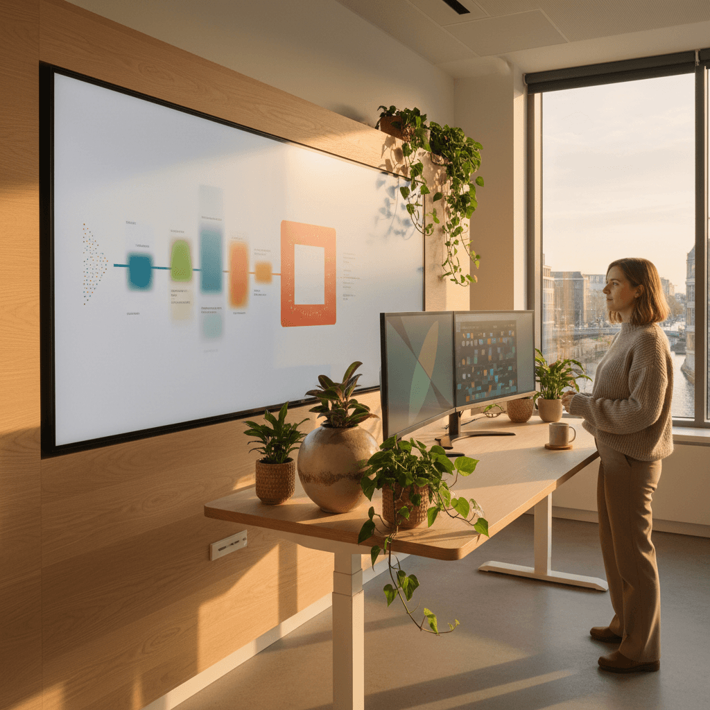 Infographic met tijdlijn: augustus 2026 compliance-deadline versus Q4 2026 Nederlandse toezichthouder, met een duidelijk 'gap' ertussen gemarkeerd als risicovak