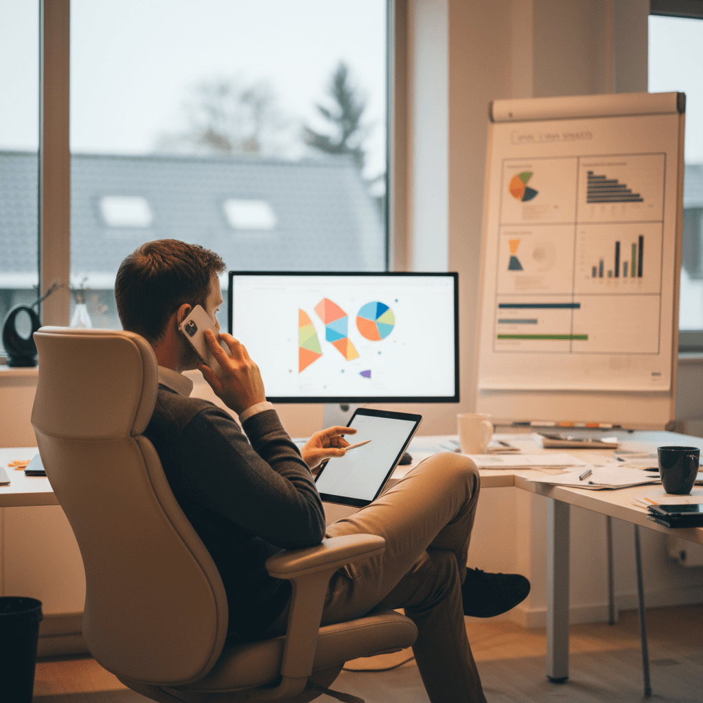 Een overzichtelijke vergelijkingstabel met drie kolommen (klein/middel/groot MKB) en rijen voor traditionele kosten, AI-kosten, besparing in euro's en percentage, visueel aantrekkelijk met kleurcodering groen voor besparingen