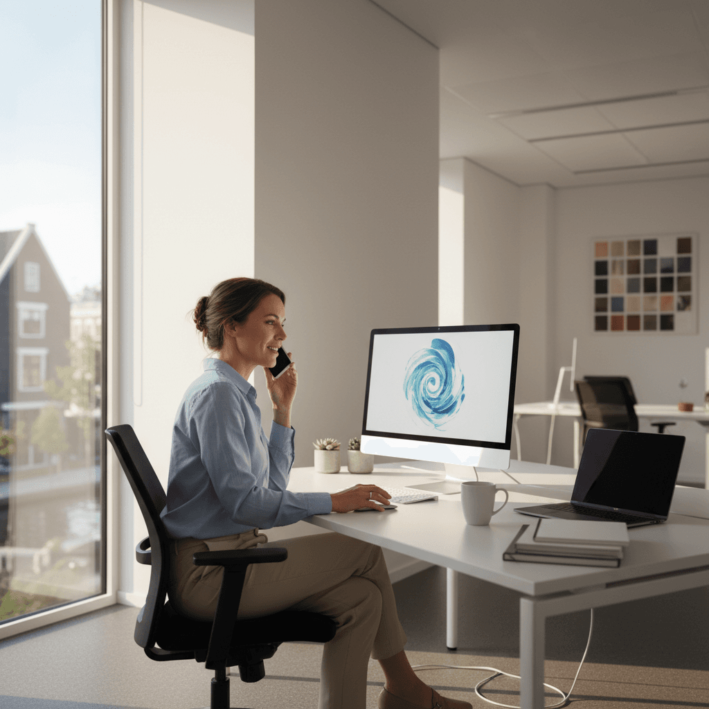 Illustratie bij artikel: Virtuele receptionist: wanneer verdient hij zichzelf terug?