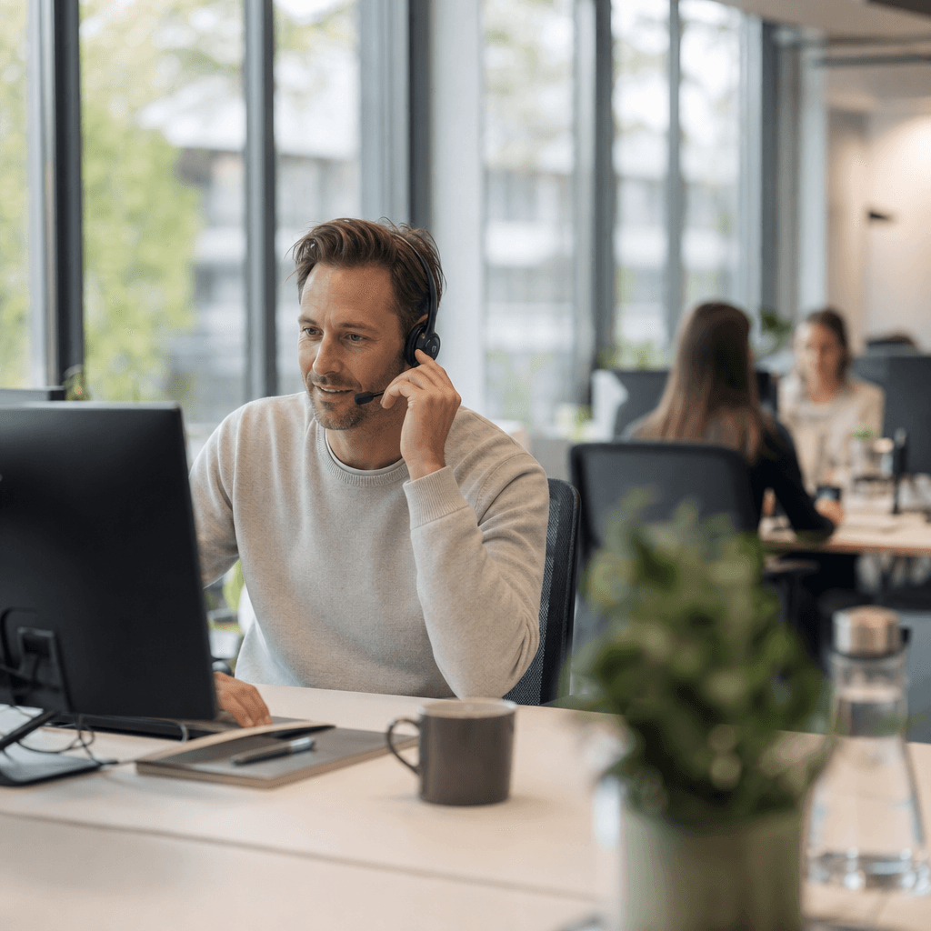 Illustratie bij artikel: Voice agent metrics 2026: 7 KPI's die échte ROI opleveren